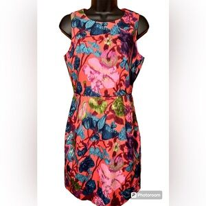 J. Crew Sleeveless Floral Cotton Dress Size 2
